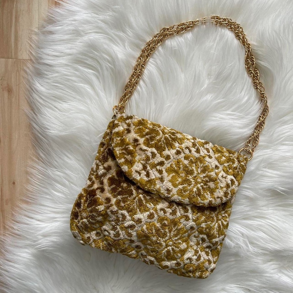 Vintage Olive Gold Bag